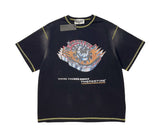Satoshi Nakamoto Vintage Helmet Print Tee