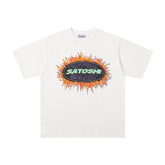 Satoshi Nakamoto Flame Oval Logo Tee