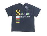 Satoshi Nakamoto Multicolor Code Logo Tee