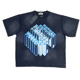 Satoshi Nakamoto 3D Cube Washed Tee