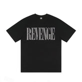 Revenge Bling Text Graphic T‑Shirt