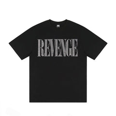 Revenge Bling Text Graphic T‑Shirt