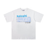 Satoshi Nakamoto Blue Box Graphic T‑Shirt