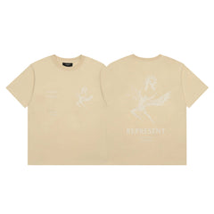 Revenge Winged‑Figure Dual‑Print Tee