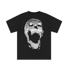 Revenge Chrome‑Effect Graphic T‑Shirt