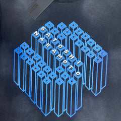 Satoshi Nakamoto 3D Cube Washed Tee
