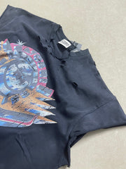 Satoshi Nakamoto Retro Helmet Slogan Tank