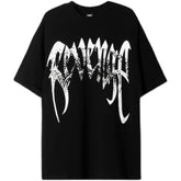 Revenge Worn‑Effect Graphic T‑Shirt