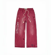 Satoshi Nakamoto Vertical Logo Sweat Pants