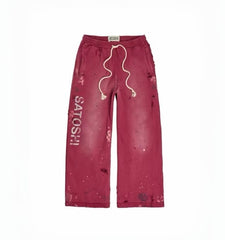 Satoshi Nakamoto Vertical Logo Sweat Pants