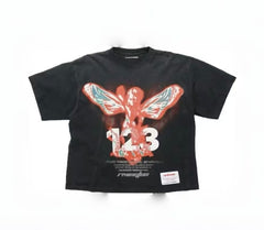 RRR123 123 Angel Print T‑Shirt