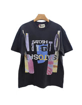 Satoshi Nakamoto Collage Letter Graphic Tee