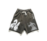RRR123 Ghost Graphic Sweat Shorts