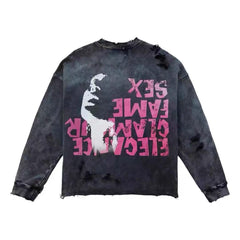 SSSAINT LOUIS Collage Graphic Sweatshirt