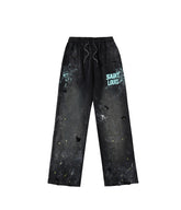 SSSAINT LOUIS Paint‑Splatter Sweatpants