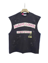 SSSAINT LOUIS Destroyed Distressed Tank Top