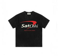 Satoshi Nakamoto Washed Vintage T‑Shirt