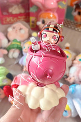 MEGA Space Molly 100% Blooming Series Rose Of Sharon Figurine