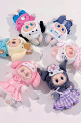 The Monsters Labubu × Hello Kitty and Friends Series Vinyl Plush Pendant