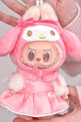 The Monsters Labubu × Hello Kitty and Friends Series Vinyl Plush Pendant