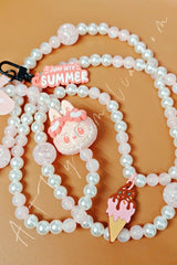 The Monsters Labubu Jump Into Summer Series Phone Charm