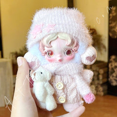 Doll Cloth Fluffy Bear Sweater Set For Skullpanda - 124