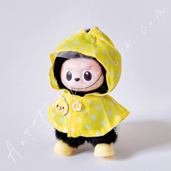 Doll Cloth Mini Colorful Animal Raincoat Set For Labubu - 122