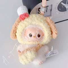 Doll Cloth Mini Sunny Knitwood Set For Labubu - 103