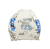 RRR123 Vintage Text Long‑Sleeve Tee