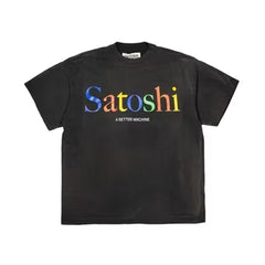 Satoshi Nakamoto Multicolor Logo Tee