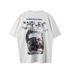 RRR123 Sport‑Style Script T‑Shirt