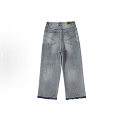 SSSAINT LOUIS Paint‑Splatter Baggy Jeans