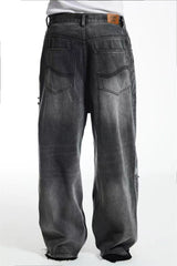 SSSAINT LOUIS Distressed Baggy Jeans