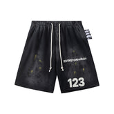 RRR123 Drawstring Casual Sweat Shorts