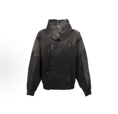 Satoshi Nakamoto Distressed Zip‑Up Hoodie