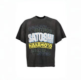 Satoshi Nakamoto Layered Text Graphic Tee