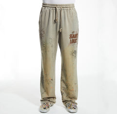 SSSAINT LOUIS Paint‑Splatter Sweat Pants