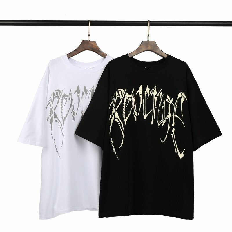 Revenge Bone‑Font Street‑Wear T‑Shirt