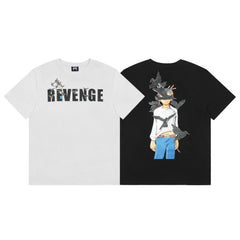 Revenge Bird‑Figure Graphic T‑Shirt
