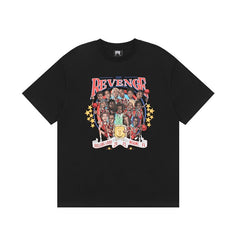 Revenge Hip‑Hop Collage Graphic T‑Shirt