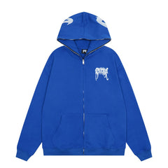 Revenge Gothic Logo Full‑Zip Hoodie