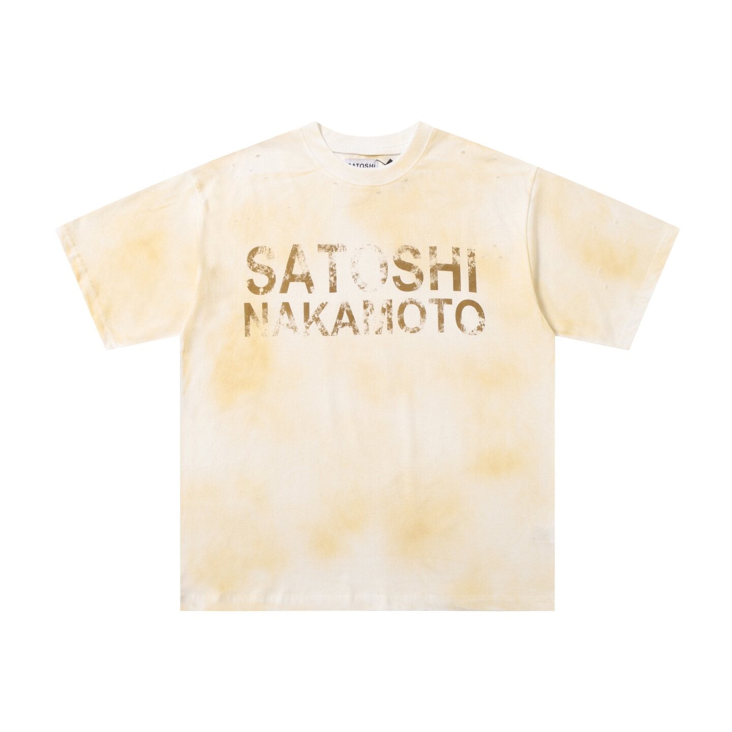 Satoshi Nakamoto Tie‑Dye Street‑wear Tee