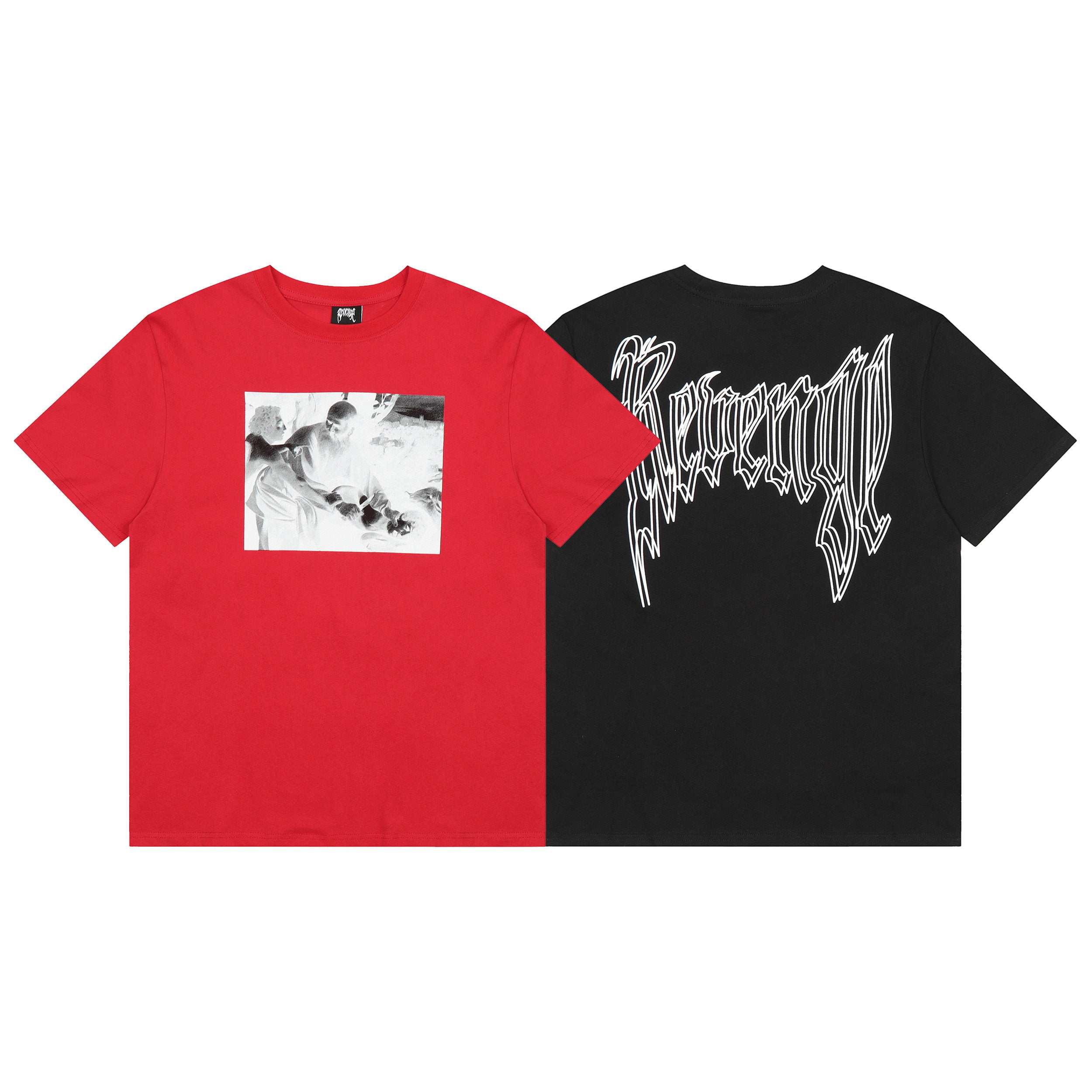Revenge Dual‑Side Photo Print Tee