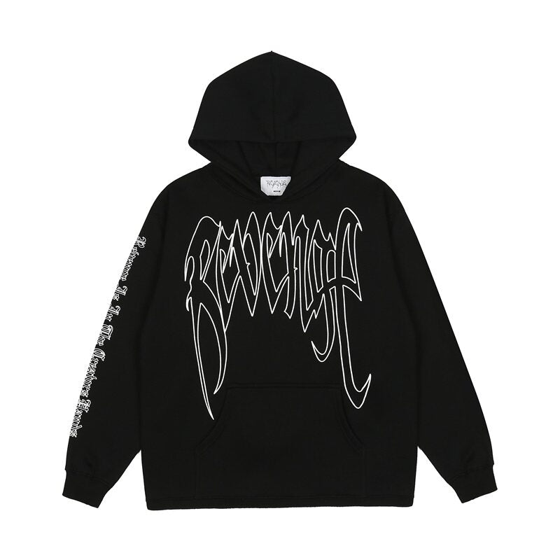 Revenge Outline Logo Hoodie