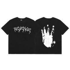 Revenge Dual‑Side Metal‑Style T‑Shirt