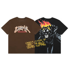Revenge Graffiti Demon Graphic T‑Shirt