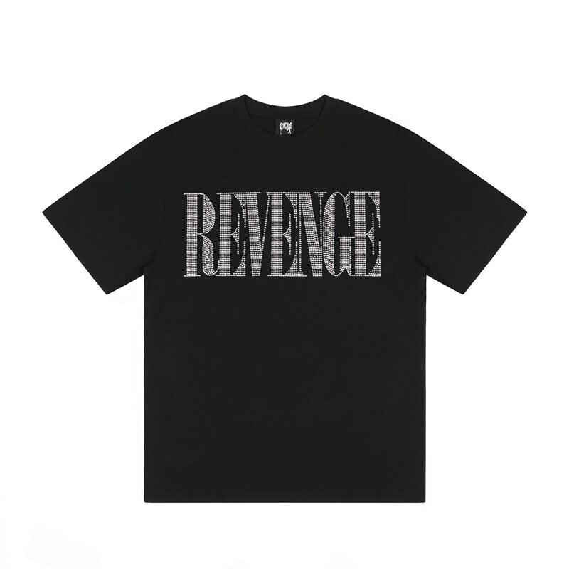 Revenge Bling Text Graphic T‑Shirt