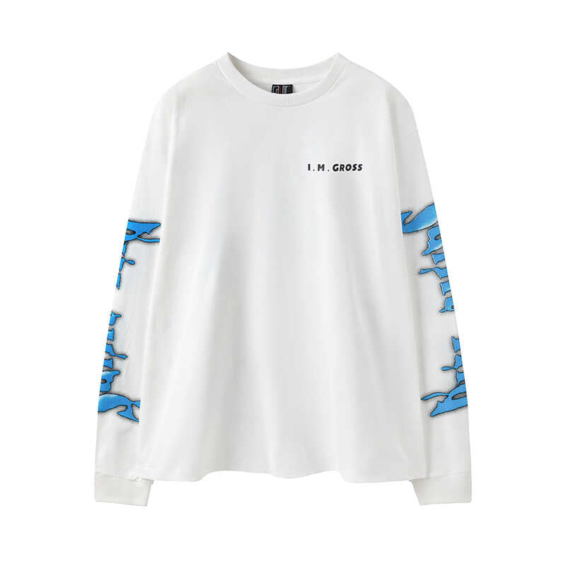 SSSAINT LOUIS I.M.Gross Chest‑Print LS Top