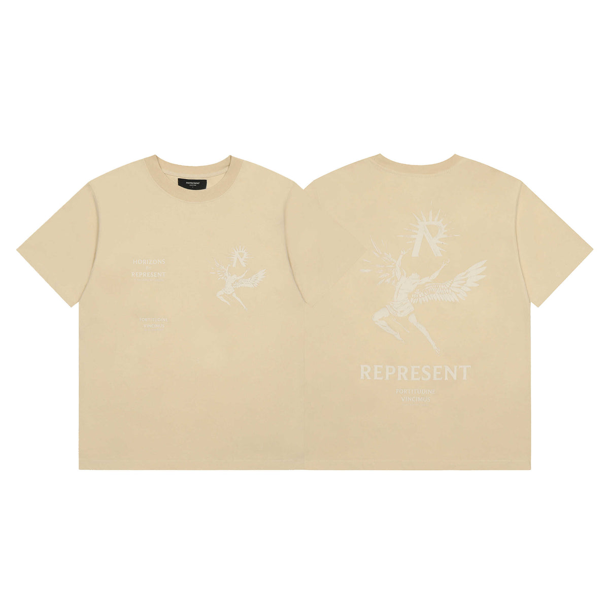 Revenge Winged‑Figure Dual‑Print Tee