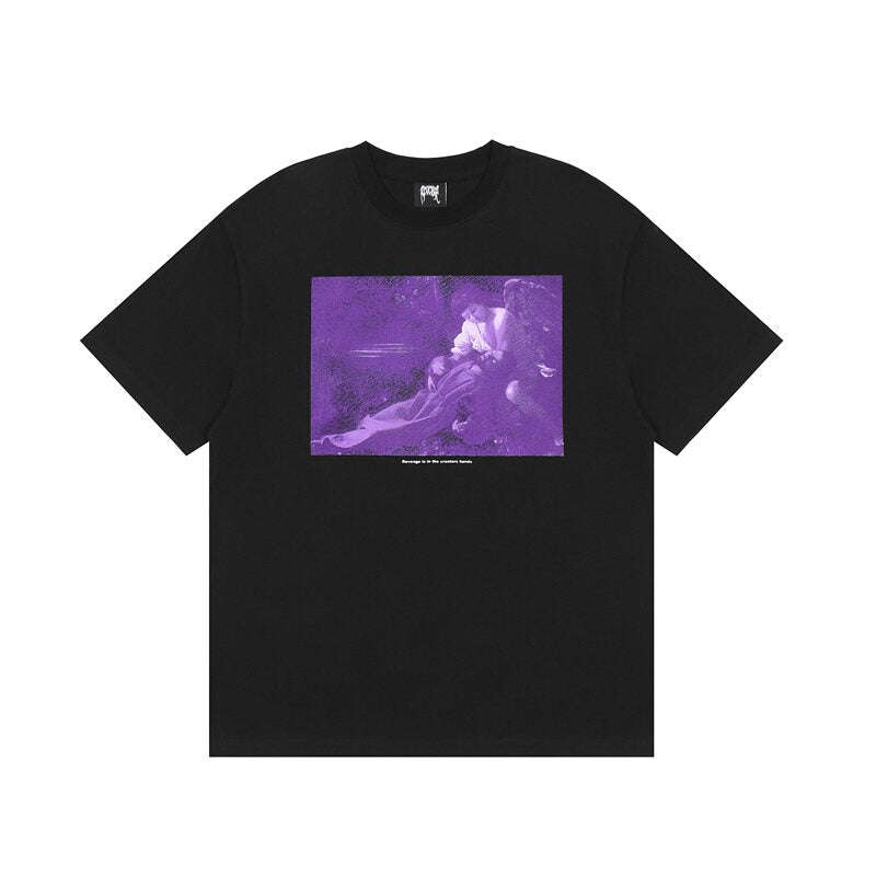 Revenge Vintage Art Graphic T‑Shirt